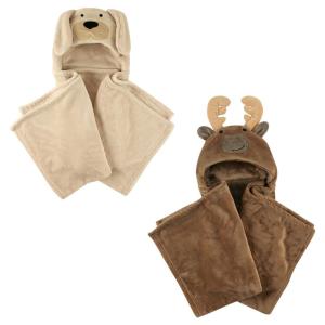 image:imagePlush Hooded Blanket 2PackDogMoose