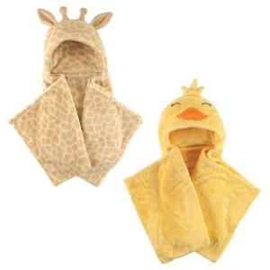 image:imagePlush Hooded Blanket 2PackDuckGiraffe