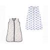 image:imageHudson Baby Safe Sleep Wearable Sleeping Bag Muslin amp Jersey Cotton 2 Pack FoxesWhale 1218 MonthsPaper AirplaneWhale