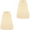 image:imageHudson Baby Wearable Safe Cozy Warm Sleeping Bag Cream Microfleece 2 Pack 1218 Months