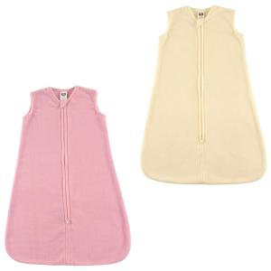 image:imageGrow with Me Wearable Fleece Sleeping Bag 2PackSolid PinkSolid Cream