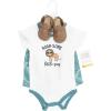 image:imageHudson Baby Unisex Baby Cotton Bodysuit Shorts and Shoe SetRoarsome Little Lion