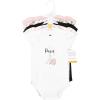 image:imageHudson Baby Infant Girls Cotton Bodysuits 5PackBonjour Paris
