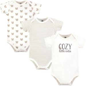 image:imageHudson Baby Cotton Bodysuits Cozy Cutie Preemie