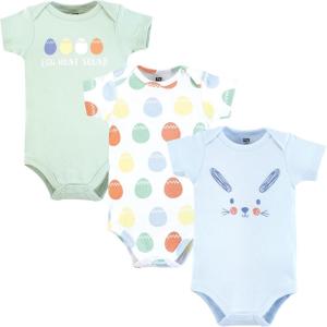 image:imageHudson Baby Unisex Cotton Bodysuits Egg Hunt Preemie