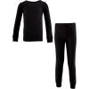 image:imageHudson Baby Unisex Baby Thermal Long Underwear SetBlack