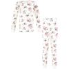 image:imageHudson Baby Unisex Baby Thermal Long Underwear SetDusty Rose Floral