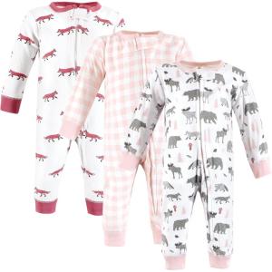 image:imageHudson Baby Unisex Baby Cotton Sleep and PlayGirl Woodland Animals