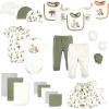 image:imageHudson Baby babygirls Unisex Baby Hudson Baby Unisex Baby Layette Baby Starter Set 25pcForest Animals