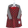 image:imageHudson Baby Girls Cotton DressesBlack Red Plaid