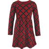 image:imageHudson Baby Girls Cotton DressesBlack Red Plaid