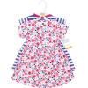 image:imageHudson Baby Girls Cotton DressesBlue Pink Flowers