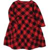 image:imageHudson Baby Girls Cotton DressesBuffalo Plaid Leopard Black