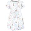image:imageHudson Baby Girls Cotton DressesFloral Bunnies