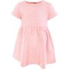 image:imageHudson Baby Girls Cotton DressesGold Pink Hearts