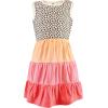 image:imageHudson Baby Girls Cotton DressesLeopard Coral Mint