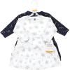 image:imageHudson Baby Girls Cotton DressesMetallic Snowflake Star