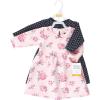 image:imageHudson Baby Girls Cotton DressesPink and Navy Floral