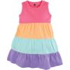 image:imageHudson Baby Girls Cotton DressesRainbow Stripe