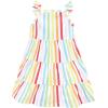image:imageHudson Baby Girls Cotton DressesRainbow Stripe