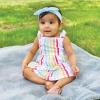 image:imageHudson Baby Girls Cotton DressesRainbow Stripe