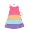 image:imageHudson Baby Girls Cotton DressesRainbow Stripe