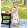 image:imageHudson Baby Girls Cotton DressesRainbow Stripe