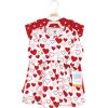 image:imageHudson Baby Girls Cotton DressesRed Pink Hearts