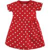 image:imageHudson Baby Girls Cotton DressesRed Pink Hearts