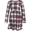 image:imageHudson Baby Girls Cotton DressesWhite Tartan