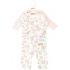 image:imageHudson Baby Unisex Baby Thermal Coveralls 2pkSoft Pink Sage Rose