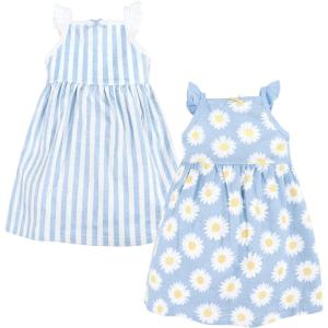 image:imageHudson Baby Girls Cotton DressesBlue Daisy