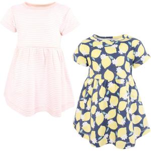 image:imageHudson Baby Girls Cotton DressesBlue Lemon