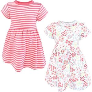 image:imageHudson Baby Girls Cotton DressesBright Pink Flower Field