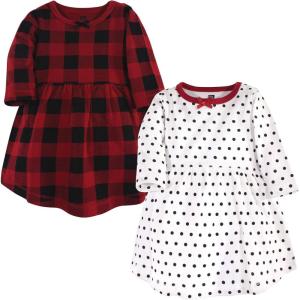 image:imageHudson Baby Girls Cotton DressesClassic Holiday