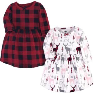 image:imageHudson Baby Girls Cotton DressesDeer