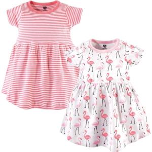 image:imageHudson Baby Girls Cotton DressesFlamingos