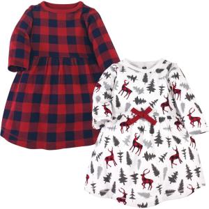 image:imageHudson Baby Girls Cotton DressesForest Deer