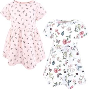 image:imageHudson Baby Girls Cotton DressesHummingbird Garden