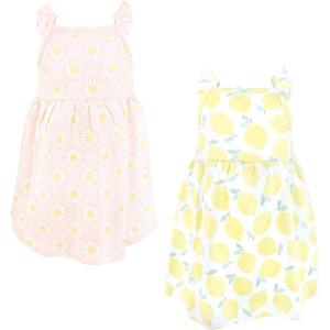 image:imageHudson Baby Girls Cotton DressesLemon Daisy