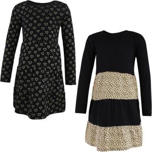 image:imageHudson Baby Girls Cotton DressesLeopard Gold Heart