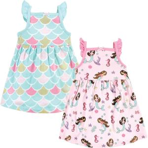 image:imageHudson Baby Girls Cotton DressesMermaid Princess