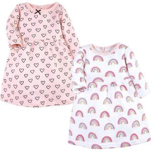 image:imageHudson Baby Girls Cotton DressesModern Rainbow