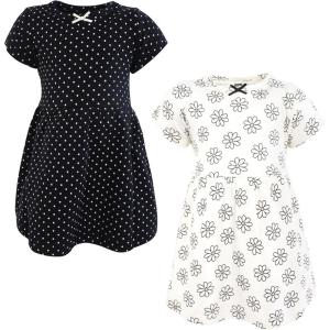 image:imageHudson Baby Girls Cotton DressesNeutral Daisy