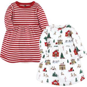image:imageHudson Baby Girls Cotton DressesNorth Pole