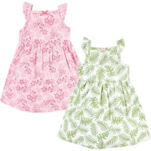 image:imageHudson Baby Girls Cotton DressesPalm Leaf