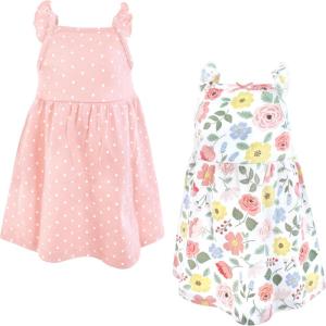 image:imageHudson Baby Girls Cotton DressesPastel Modern Botanical
