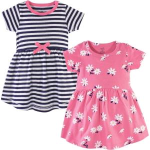 image:imageHudson Baby Girls Cotton DressesPink Daisy