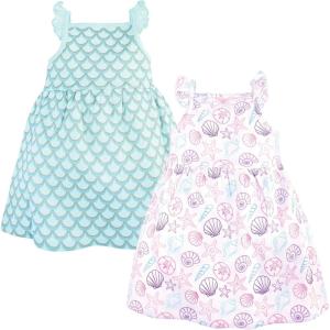 image:imageHudson Baby Girls Cotton DressesPink Sea Shells
