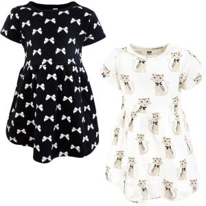 image:imageHudson Baby Girls Cotton DressesPurrfect Leopard